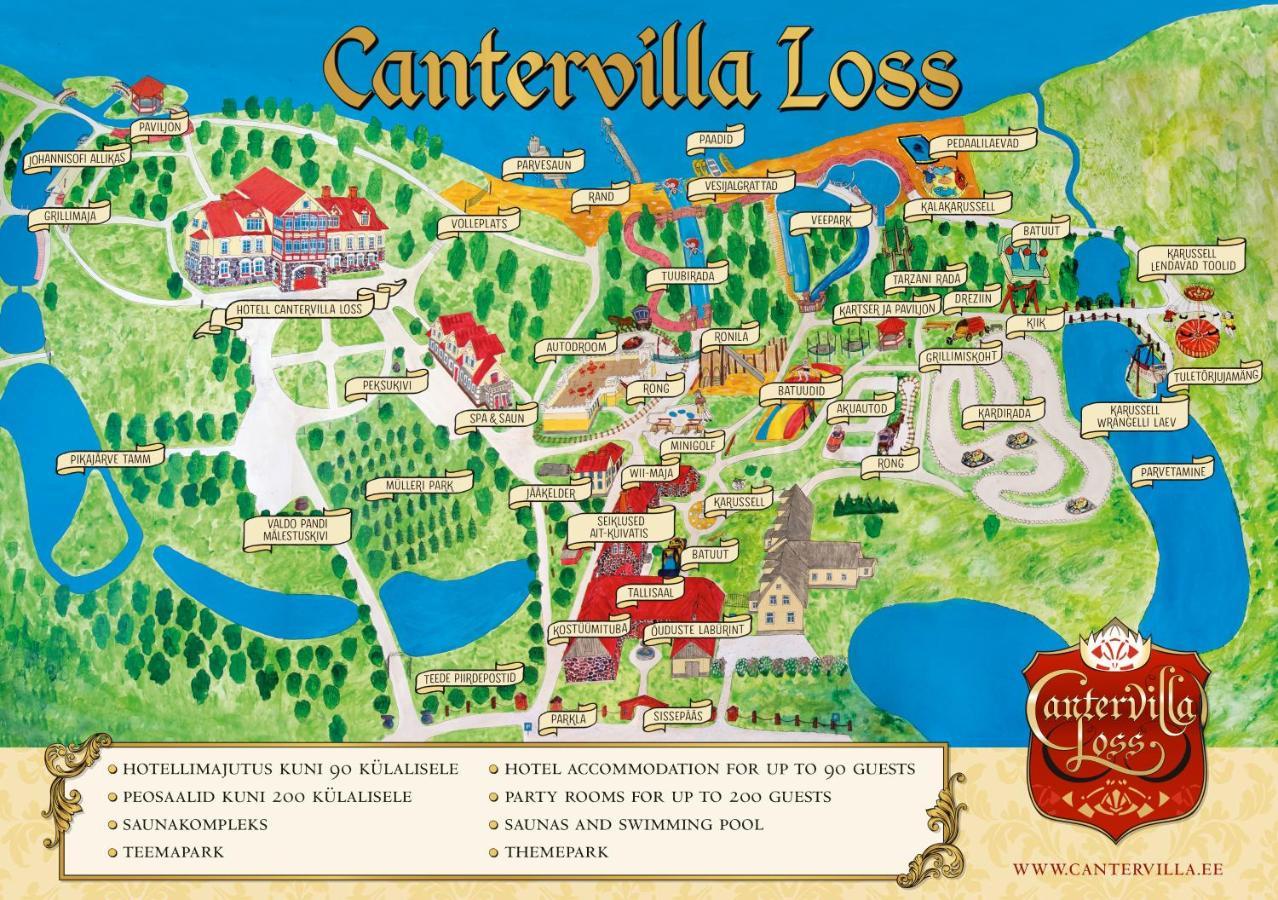 Cantervilla Castle Otepää Exteriör bild